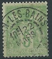 1876-81 FRANCIA USATO SAGE 5 CENT I TIPO - EDF003 - 1876-1878 Sage (Type I)