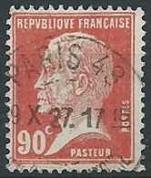 1923-26 FRANCIA USATO PASTEUR 90 CENT - EDF011 - 1922-26 Pasteur