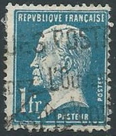 1923-26 FRANCIA USATO PASTEUR 1 F - EDF011 - 1922-26 Pasteur