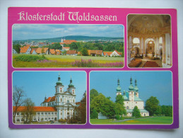 Germany: Klosterstadt Waldsassen - Totalansicht, Barocke Basilika, Dreifaltigkeitskirche "Kappel" - 1980s Unused - Waldsassen