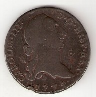 * Spain 8 Maravedis 1774  Km 29.2   Fr   Look !!!! - Monedas Provinciales