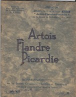 Stations Climatiques , Thermales Et Touristiques/ESSI/ Artois,Flandre,Picardie/T Ourcoing-Fourmies-Valenci Enne/1935 PGC - Picardie - Nord-Pas-de-Calais