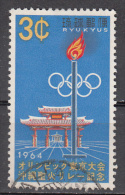 Ryukyu Islands   Scott No. 124    Used        Year  1964 - Riukiu-eilanden