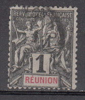 Reunion    Scott No. 34     Used         Year  1892 - Oblitérés