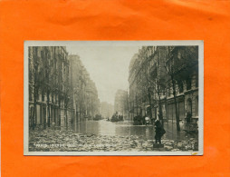 PARIS 11 ARRONDISSEMENT   1910   INONDATIONS AVENUE LEDRU ROLLIN     CIRC  OUI  EDIT - Arrondissement: 11