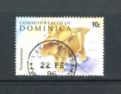 DOMNIQUE - Y&T N° 1805° - Faune Préhistorique - Pentoceratops - Dominica (1978-...)