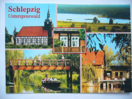 Germany: Schlepzig Unterspreewald - Landidylle Und Natur Pur - Mehrbildkarte - 1990s Unused - Luebben (Spreewald)
