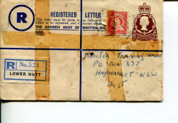 (111) Registered Letter From New Zealand To Australia - 1955 - Covers & Documents