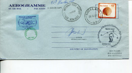 (111) NEw Zealand Aerogramme For Francis Chichester - 1981 + Cinderella - Brieven En Documenten