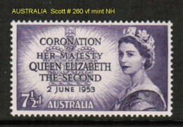 AUSTRALIA   Scott  # 260** VF MINT NH - Neufs