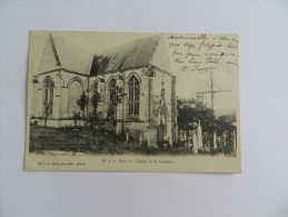 Cp  Poix - L' église Et Le Cimetière    . - Poix-de-Picardie