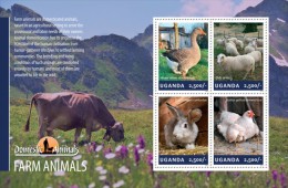 Uganda. 2014 Farm Animals. (210a) - Rabbits