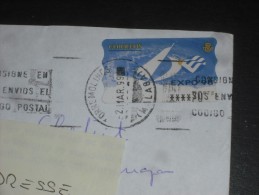 LETTRE ESPAGNE ESPANA AVEC YT DISTRIBUTEUR 19B - EXPO 98 - VOILIER BATEAU NAVIRE - - Lettres & Documents