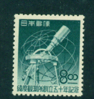 JAPAN -  1949  Latitude Observatory  Mounted Mint - Nuovi