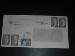 LETTRE RECOMMANDEE ESPAGNE ESPANA AVEC YT 3040 X 4 ET 3037 - ROI JUAN CARLOS - LITTERATURE THEATRE - ALICANTE - - Cartas & Documentos