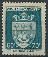 1942 FRANCIA SOCCORSO NAZIONALE STEMMI DI CITTA 60+70 MNH ** - EDF038 - 1941-66 Stemmi E Stendardi