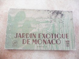 Livret De 8 Cartes Sur Les Jardin Exotique De MONACO - Jardin Exotique