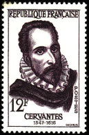 FRANCE  1957  -  Y&T 1134 -   Cervantes   -   NEUF**   - Cote  1.10e - Unused Stamps