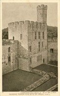 CARNARVON CASTLE. Queens Tower - 2 Scans - Carmarthenshire