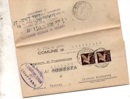 1945  LETTERA CON ANNULLO CHIUPPANO VICENZA - Airmail