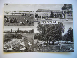 Germany:  Prenzlau - Badeanstalt Am Uckersee, Hotel Uckermark, Partie Am Uckersee - 1970s Unused - Prenzlau