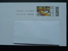 Citrouille Pumpkin Timbre En Ligne Sur Lettre (e-stamp On Cover) TPP 2335 - Vegetables