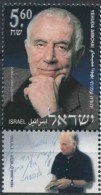 2001 Israele, Yehuda Amichai, Serie Completa Nuova (**) - Neufs (avec Tabs)