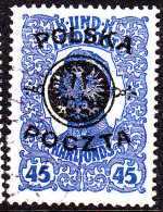 POLAND 1918 Lublin Fi 19 Used Signed Petriuk - Gebruikt