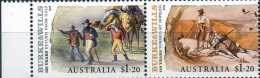 Australia 2010 Burke & Wills 150 Years $1.20 Se-tenant Pair MNH - Neufs