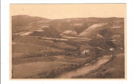 BIRIATOU - PYRENEES ATLANTIQUES - FRONTIERE FRANCO ESPAGNOLE - VUE SUR L'ESPAGNE ET LA BIDASSOA - Biriatou