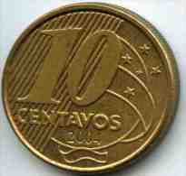 Brésil Brazil 10 Centavos 2004 KM 649.2 - Brazil