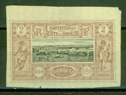 Vue De Djibouti, Guerrier Somali - Cote Française Des Somalis - N° 7  - 1894 - Used Stamps