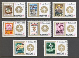 Manama - 1971 Scouts (II) MNH__(TH-2580) - Manama