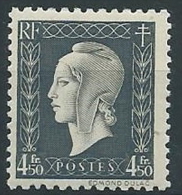 1944-45 FRANCIA MARIANNA DI DULAC 4,50 F MNH ** - EDF048 - 1944-45 Maríanne De Dulac