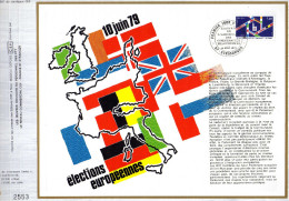 Feuillet Tirage Limité CEF 501 élections Européennes Strasbourg - Lettres & Documents