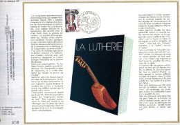 Feuillet Tirage Limité  CEF 521 Instrument De Musique La Lutherie - Lettres & Documents