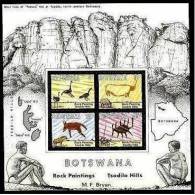 BOTSWANA (yvert BF 10)  1975 PEINTURES RUPESTRES ** MNH - Vor- U. Frühgeschichte