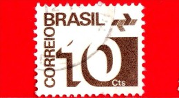 BRASILE - USATO - 1972 - Posta Ordinaria - 10 - Used Stamps