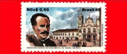 BRASILE - USATO - 1989 - 150 Anni Della Nascita Di Tobias Barreto (1839-1889), Avvocato - 0.50 - Used Stamps