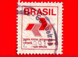 BRASILE - USATO - 1989 - Tariffa Postale Internazionale - Posta Ordinaria - Serie B - 1st Class - Used Stamps