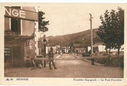 CPA 64 BEHOBIE  DOUANE LE PONT FRONTIERE ESPAGNOLE - Béhobie