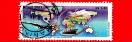 BRASILE - 2001 - Programma Speciale Per L'esportazione - 1.30 - Used Stamps