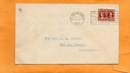 Newfoundland 1931 Cover Mailed To USA - 1908-1947