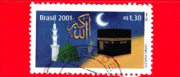 BRASILE - 2001 - Nuovo Millennio - Calendario Islamico - Minareto - Moschea - Holy Ka’aba - 1.30 - Gebraucht