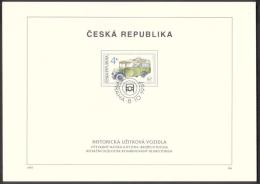 Czech Rep. / First Day Sheet (1997/14 A) Praha: Commercial Vehicles - Praga (1928) Postal Bus - Bus