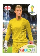 PANINI FIGURINA TRADING CARD ADRENALYN XL (NO STICKER) BRASIL WORLD CUP 2014 - ENGLAND - JOE HART - Other & Unclassified