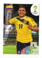 PANINI FIGURINA TRADING CARD ADRENALYN XL (NO STICKER) BRASIL WORLD CUP 2014 - COLOMBIA - TEOFILO GUTIERREZ - Other & Unclassified