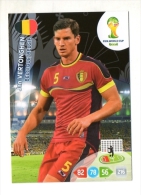 PANINI FIGURINA TRADING CARD ADRENALYN XL (NO STICKER) BRASIL WORLD CUP 2014 - BELGIUM - JAN VERTONGHEN - Other & Unclassified