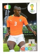 PANINI FIGURINA TRADING CARD ADRENALYN XL (NO STICKER) BRASIL WORLD CUP 2014 - IVORY COAST - ARTHUR BOKA - Otros & Sin Clasificación