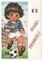 CP Ilustrateur Par Michel THOMAS - Allez France - Football - Thomas